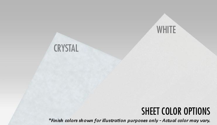LightBasic™ Pre-assembled Wall Systems - (Crystal Exterior/White Interior)